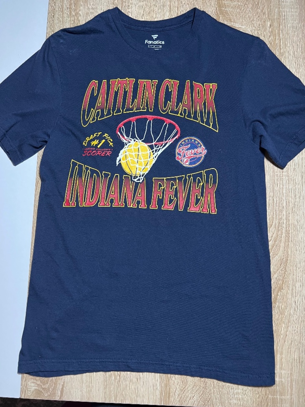 Caitlin Clark Indiana Fever Graphic Tee Shirt, Official Fanatics Merch
